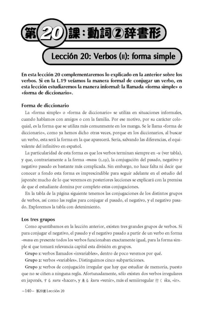 Muestras de las páginas de la parte teórica de cada una de las lecciones.